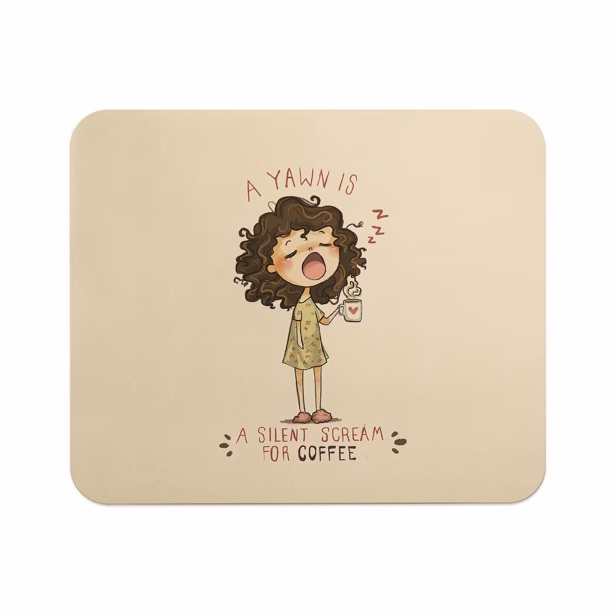 ماوس پد طرح دخترانه کد 3004