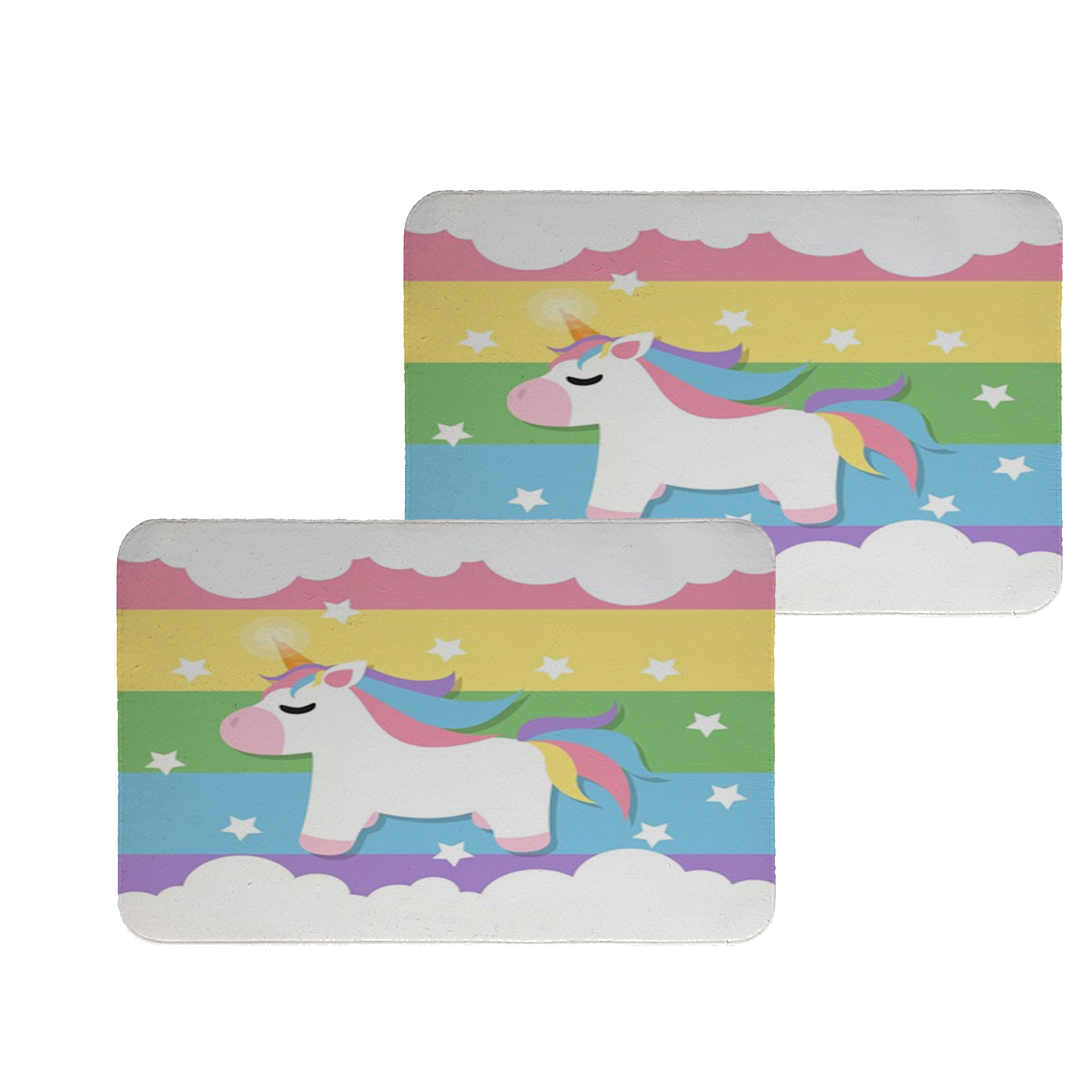 زیربشقابی طرح یونی کورن کد 8266 مجموعه دو عددی