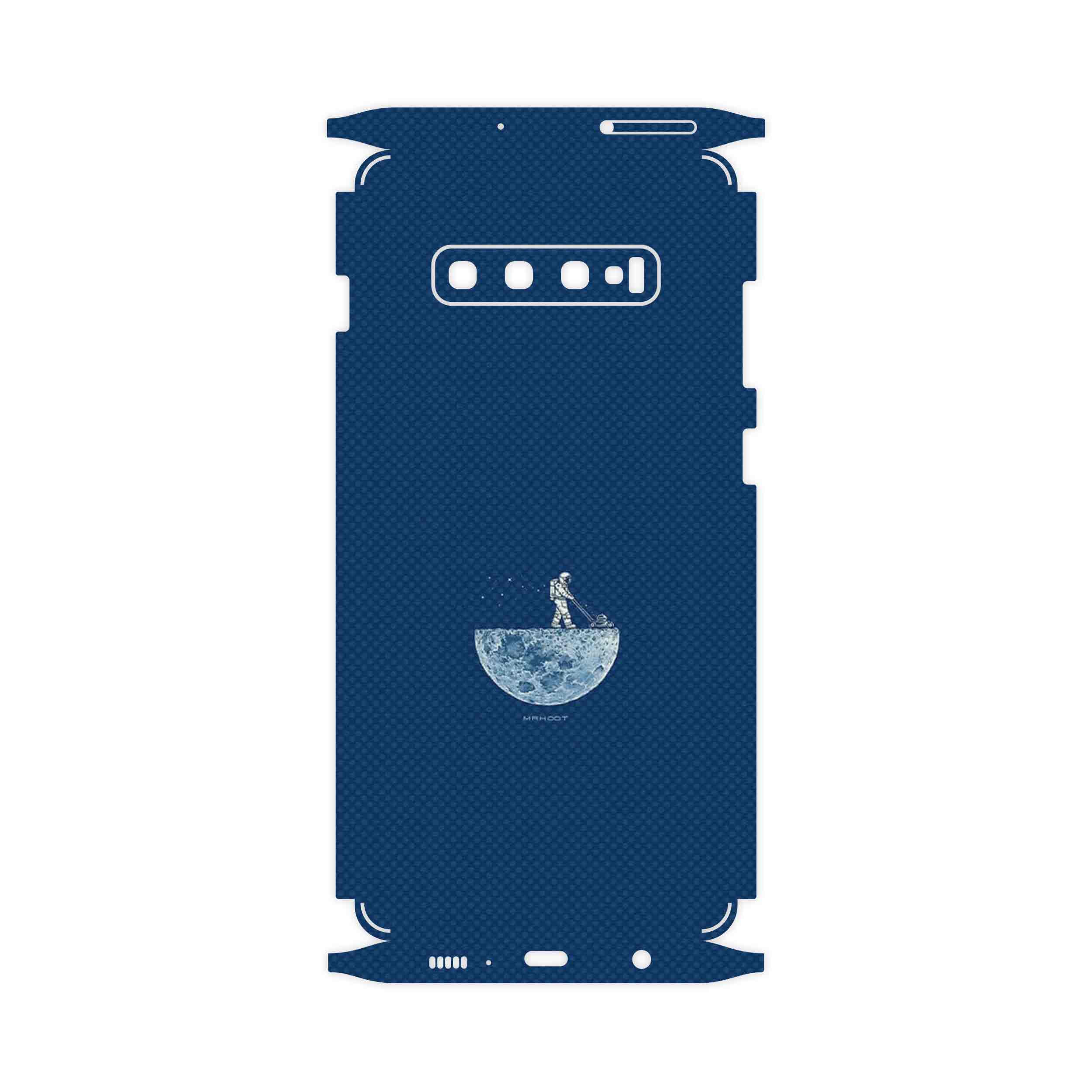 برچسب پوششی ماهوت مدل Minimal Gardener Astronaut-FullSkin مناسب برای گوشی موبایل سامسونگ Galaxy S10 Plus