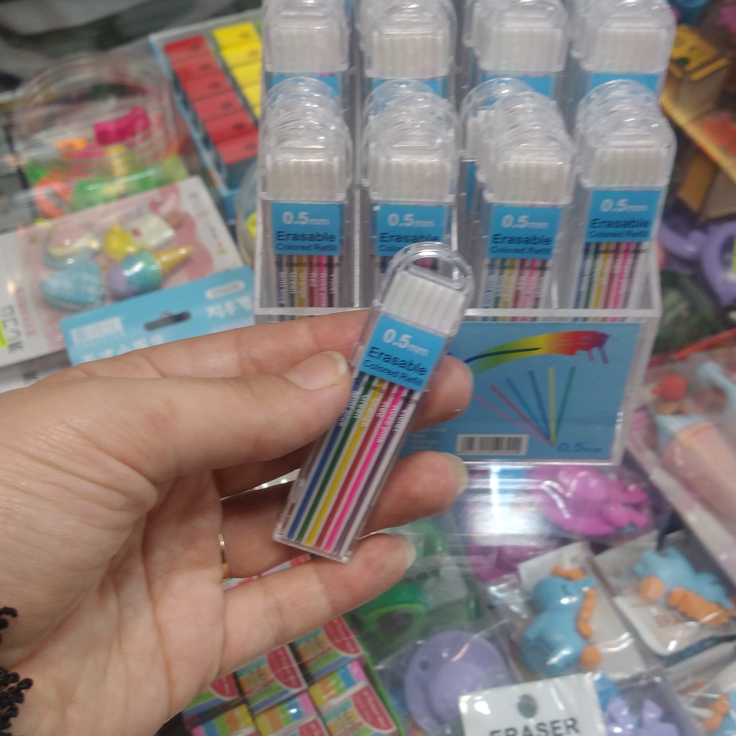 مغز اتود رنگی نوک اتود 5دهم  فانتزی مناسب رنگی نوشتن و نقاشی 