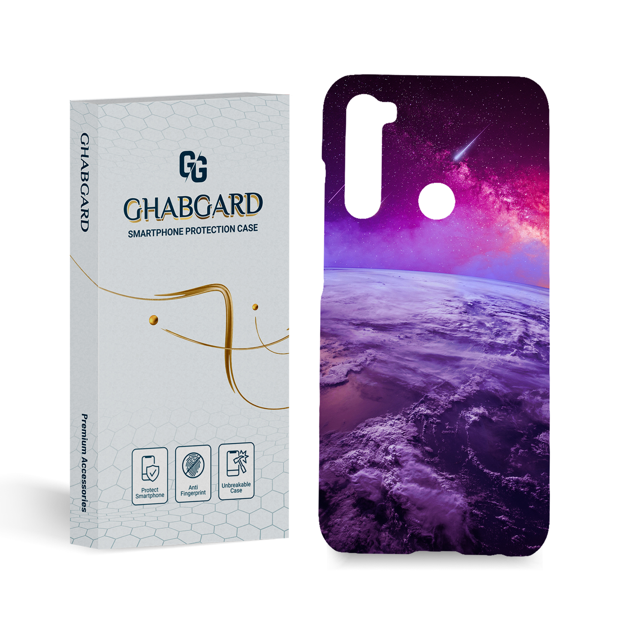 کاور قاب گارد مدل کهکشان مناسب برای گوشی موبایل  شیائومی Redmi note8  