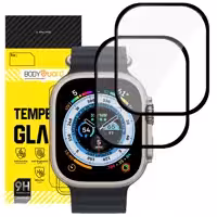 محافظ صفحه نمایش بادیگارد مدل PMMA مناسب برای اپل واچ سری Ultra 49 mm بسته 2 عددی