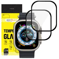 محافظ صفحه نمایش بادیگارد مدل PMMA مناسب برای اپل واچ سری Ultra 49 mm بسته 2 عددی