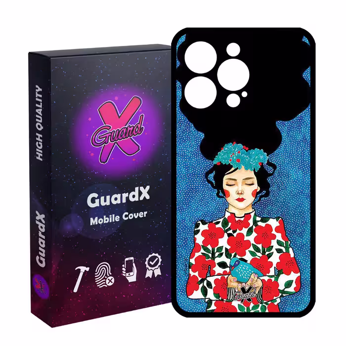 کاور گارد ایکس طرح Girl مدل Glass10137 مناسب برای گوشی موبایل اپل iPhone 13 Pro