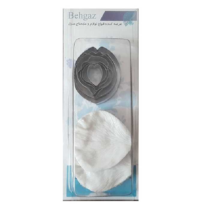 ابزار تزیین کیک بهگز مدل گل رز مجموعه 9 عددی