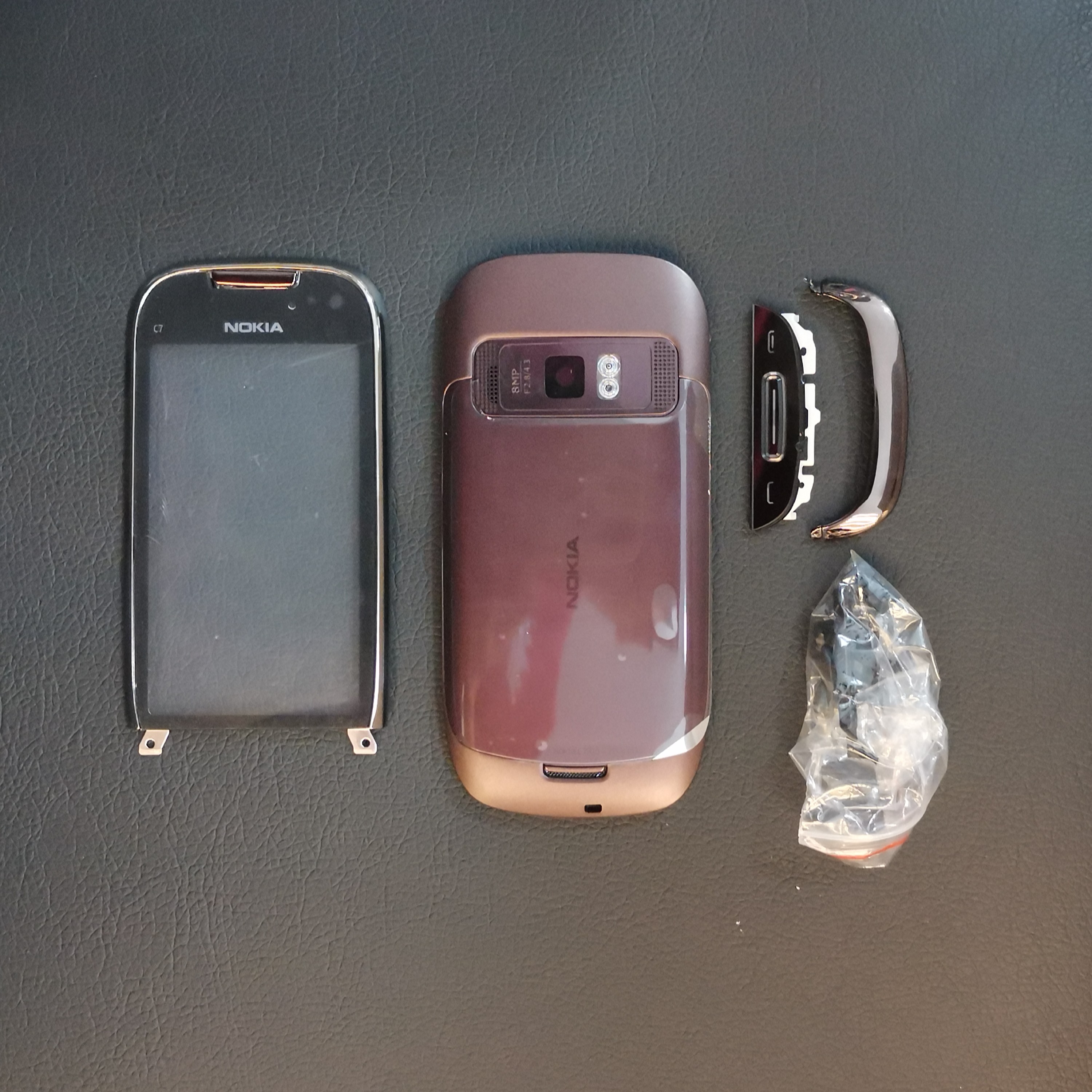 قاب و شاسی با استخوانی گوشی موبایل مناسب برای نوکیا Nokia c7