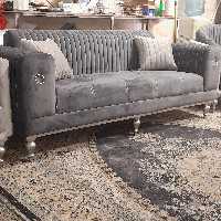 مبلمان هفت نفره چستر فیورنتینا کلاف چوب روس پارچه جاسمین بسیار شیک و مقاوم