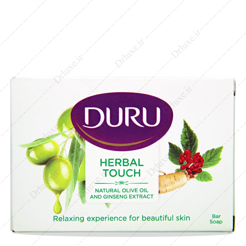 مشخصات ، قیمت و خرید صابون روغن زیتون طبیعی و جینسنگ دورو 120 گرم - دکتر لوکس