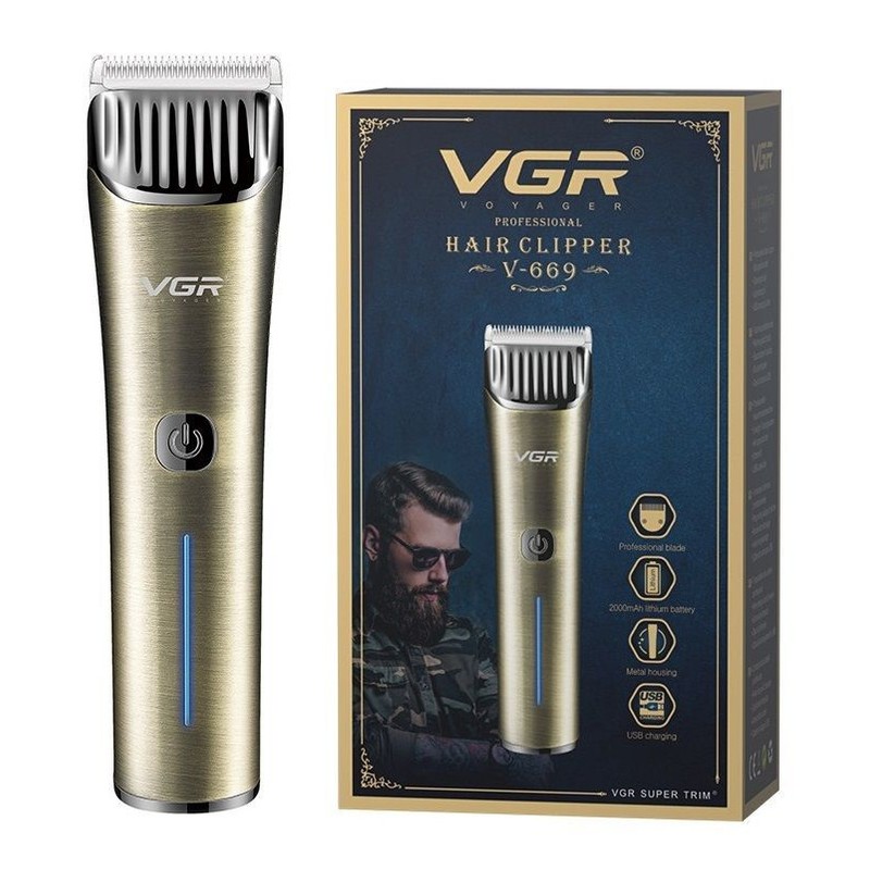ماشین اصلاح پرقدرت سر و صورت وی جی آر VGR مدل V-669 جدید