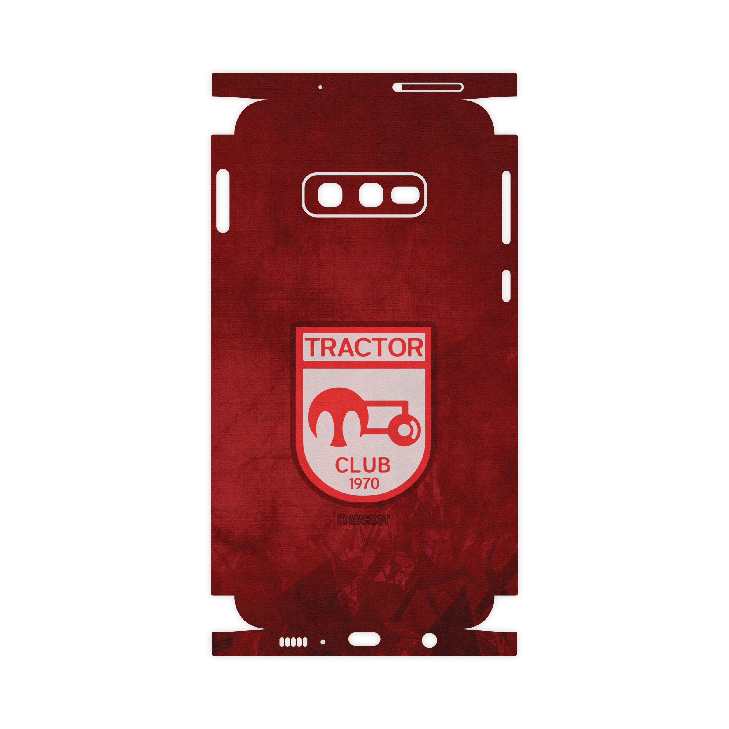 برچسب پوششی ماهوت مدل Tractor-FC-FullSkinمناسب برای گوشی موبایل سامسونگ Galaxy S10e