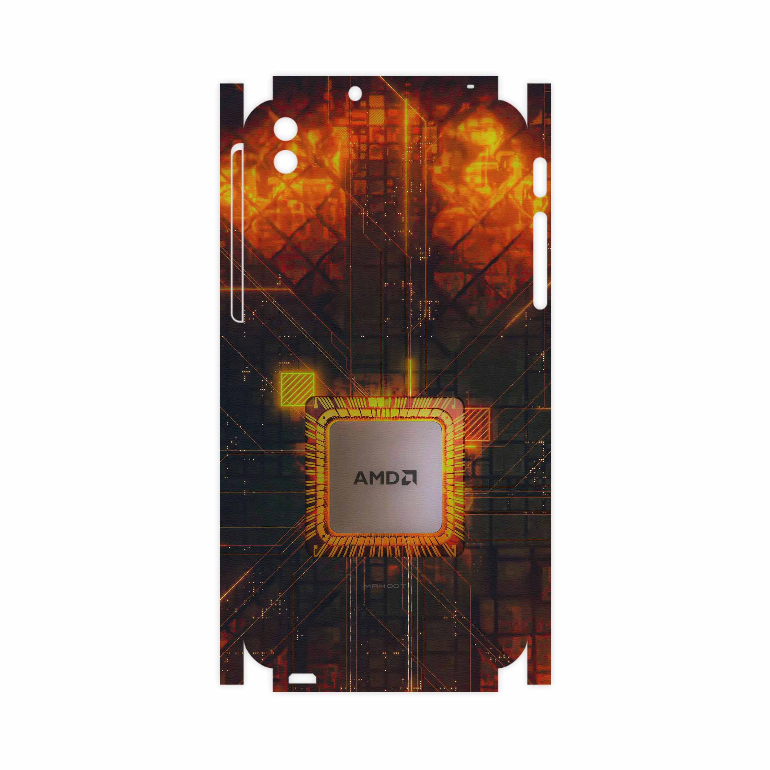 برچسب پوششی ماهوت مدل AMD Brand-FullSkin مناسب برای گوشی موبایل اچ تی سی Desire 816