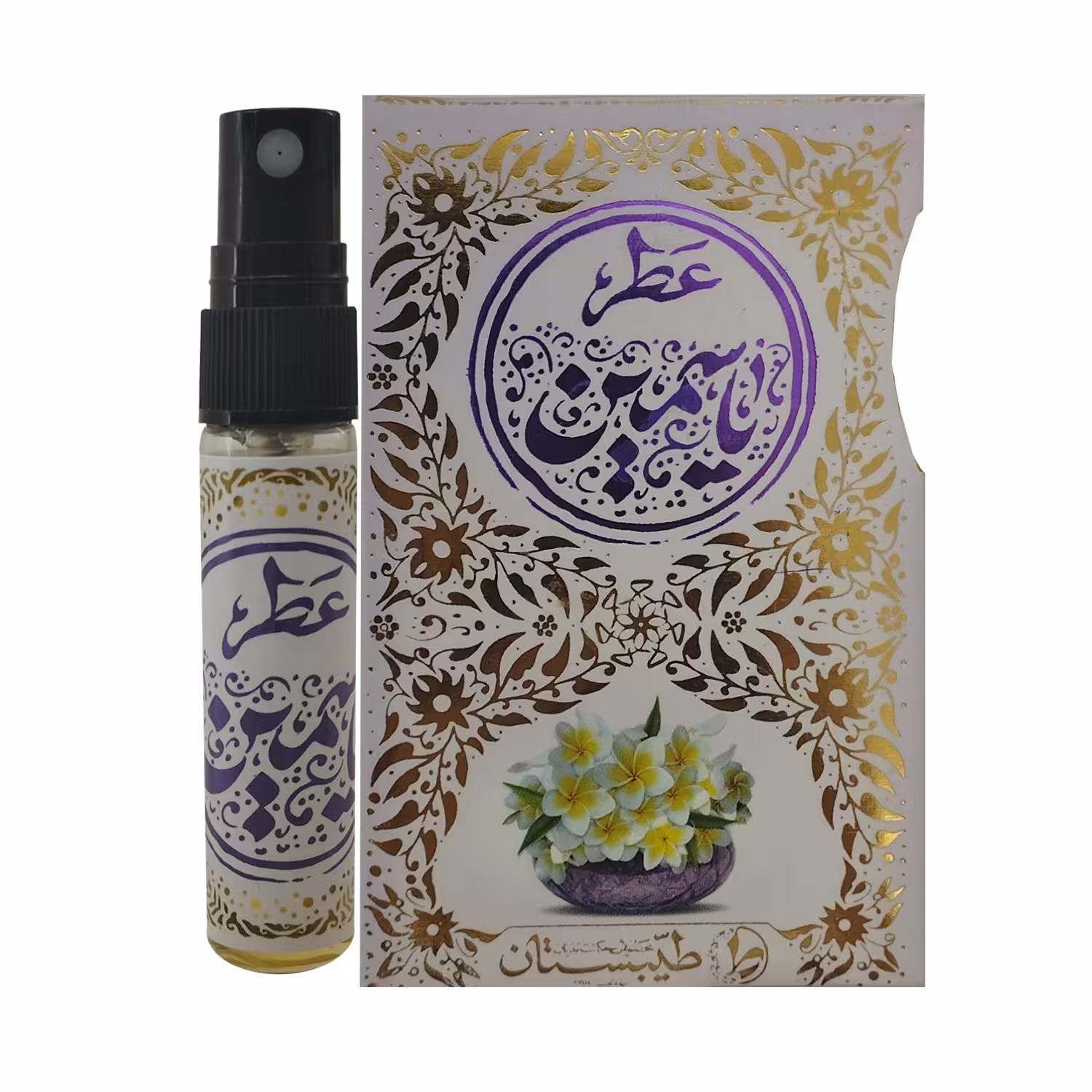 عطر جیبی طیبستان مدل یاسمین حجم 5 میلی لیتر