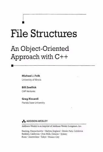 خرید و دانلود نسخه کامل کتاب File Structures: An Object-Oriented Approach with C