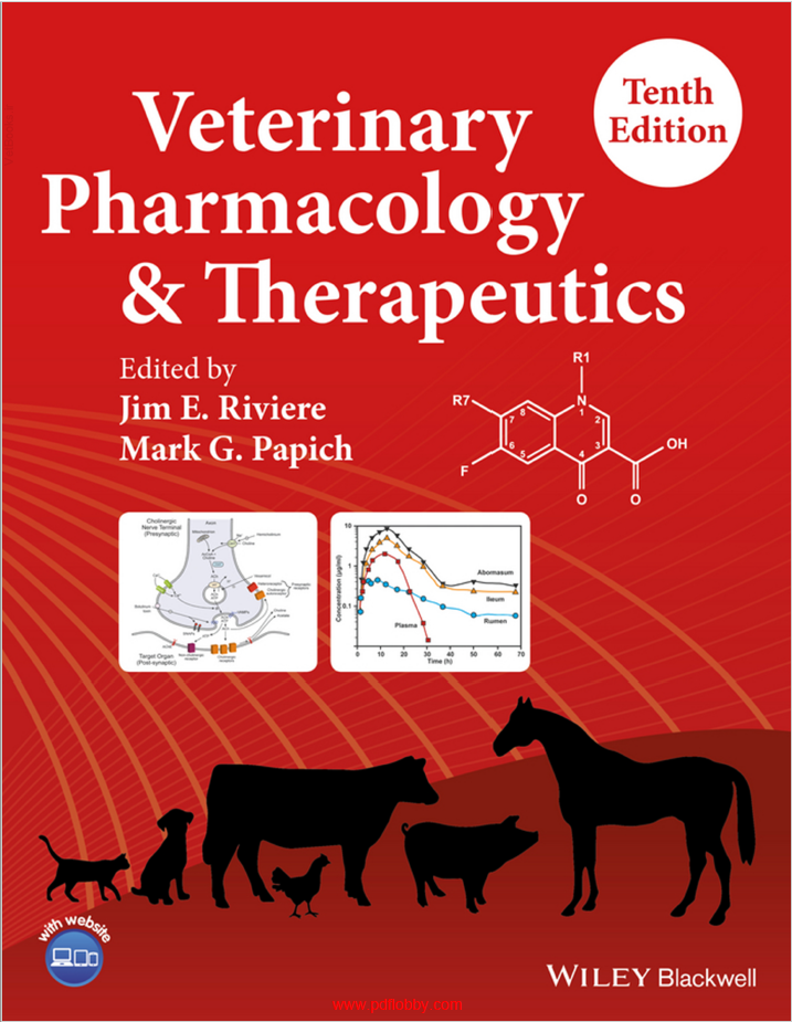 خرید و دانلود نسخه کامل کتاب Veterinary Pharmacology and Therapeutics Tenth Edition - PDF