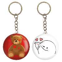 جاکلیدی خندالو مدل عاشقانه کد 18641853 مجموعه 2 عددی