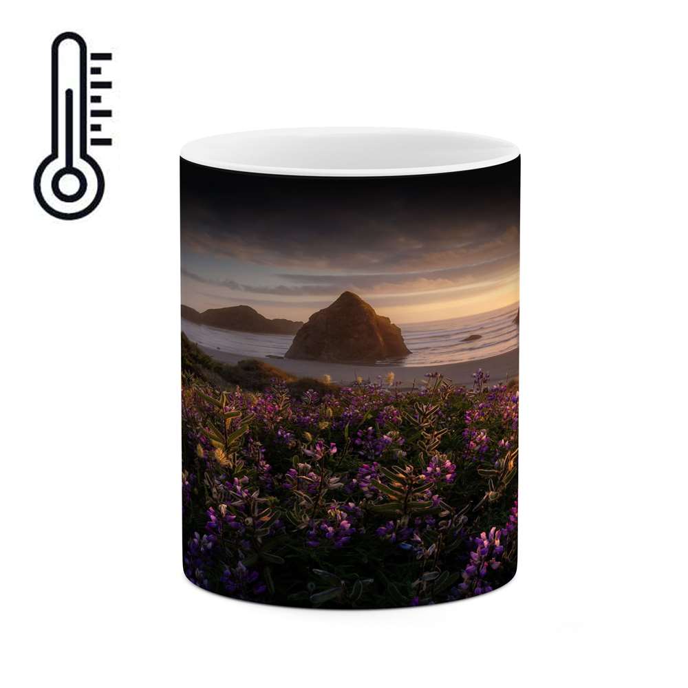 ماگ حرارتی کاکتی طرح منظره مدل mgh17111