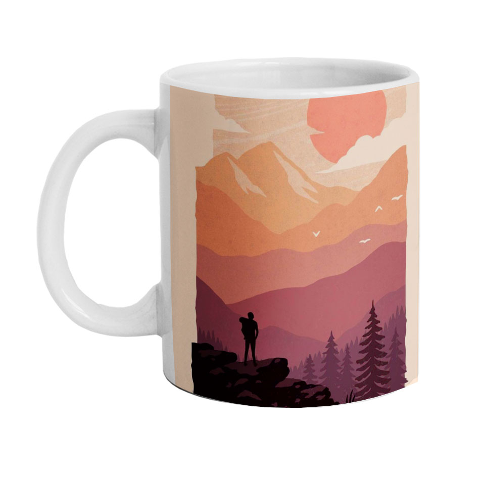 ماگ دارلی طرح منظره مدل DarlyM1042