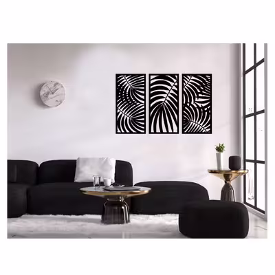 دیوارکوب طرح برگ کد 030 مجموعه 3 عددی