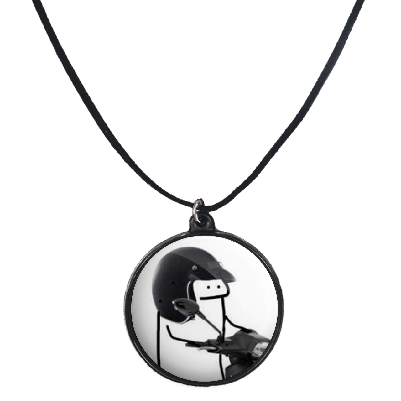 گردنبند پرمانه طرح میقولی کد pmb.24620 مدل دو طرفه