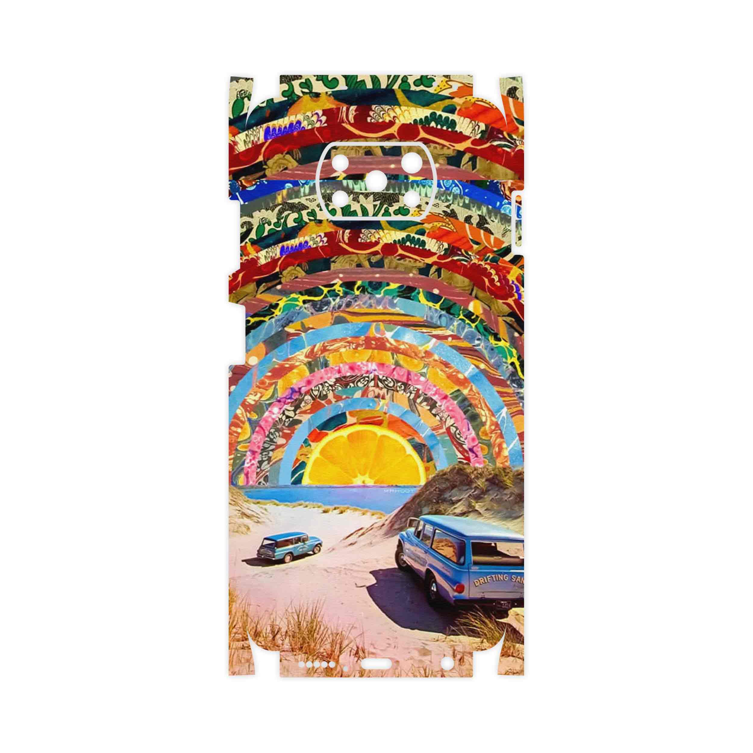 برچسب پوششی ماهوت مدل Collage of Orange Sky-FullSkin مناسب برای گوشی موبایل شیائومی Poco X3 NFC