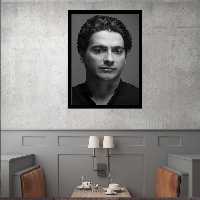 تابلو بکلیت طرح مشاهیر موسیقی همایون شجریان مدل قاب شاسی B-S9788 | دنیای قاب