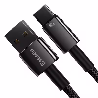 کابل USB به USB-C باسئوس مدل Tangstan New Pack طول 2 متر