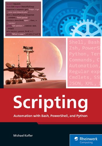 خرید و دانلود نسخه کامل کتاب Scripting: Automation with Bash, PowerShell, and Python