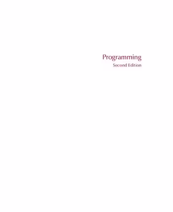 خرید و دانلود نسخه کامل کتاب Programming: Principles and Practice Using C   (2nd Edition, bookmarks)