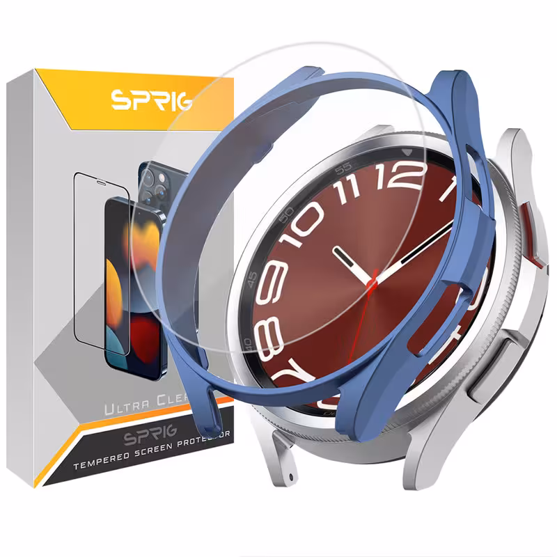 کاور اسپریگ مدل SPG مناسب برای ساعت هوشمند سامسونگ Galaxy Watch 6 Classic 43mm به همراه محافظ صفحه نمایش | کالا برتری