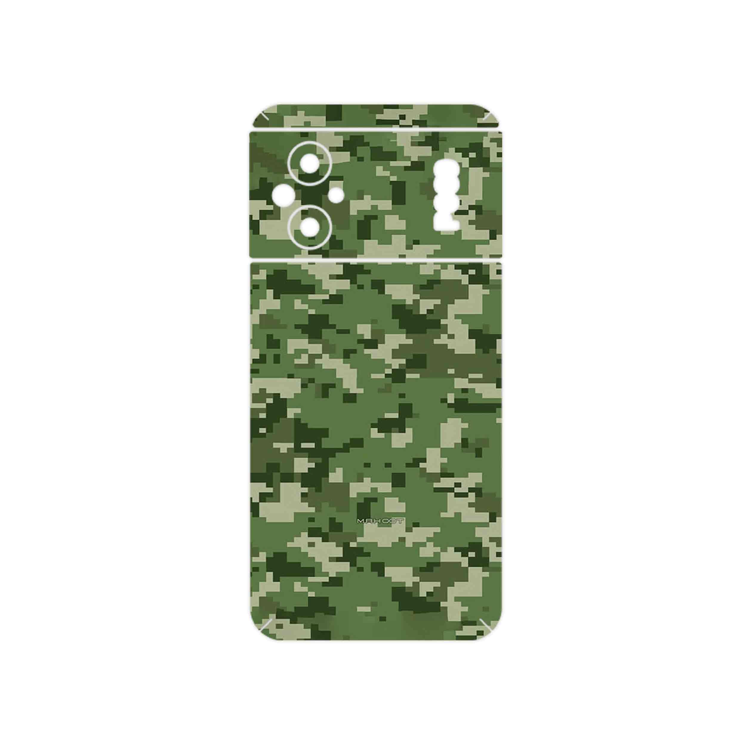 برچسب پوششی ماهوت مدل Army_Green_Pixel مناسب برای گوشی موبایل شیائومی Poco M5