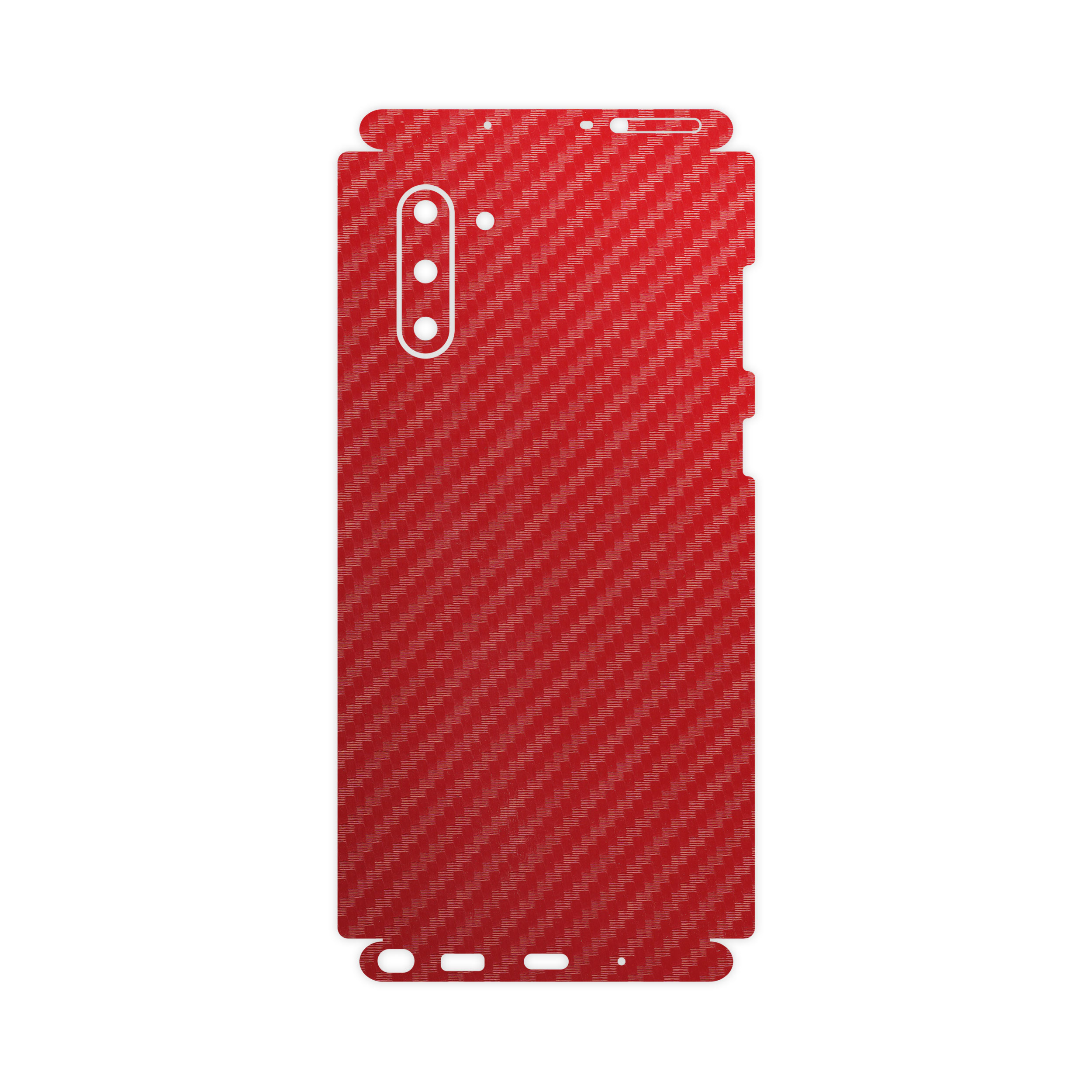 برچسب پوششی ماهوت مدل Full skin-Red-Fiber مناسب برای گوشی موبایل سامسونگ Galaxy Note10