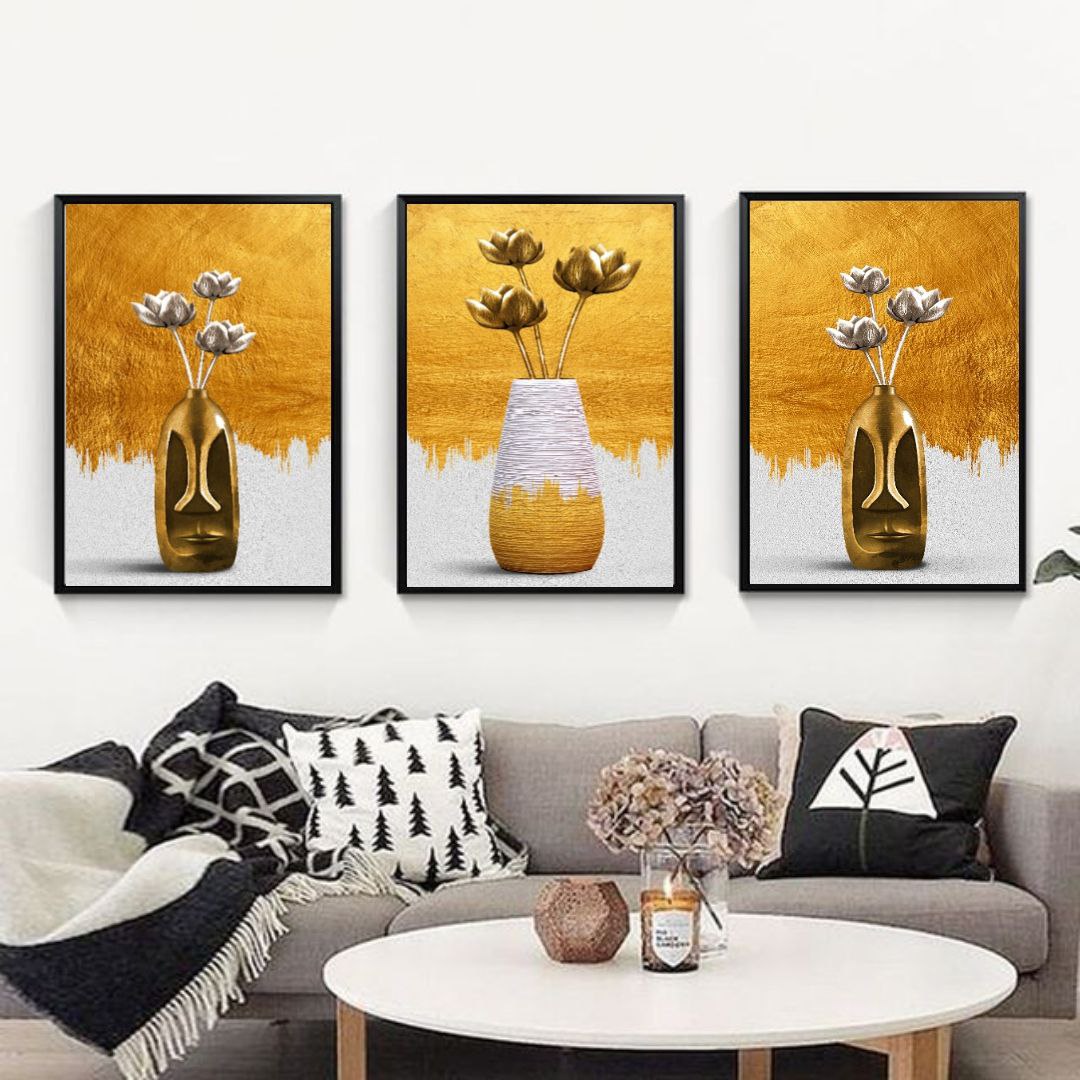 تابلو مدل دکوراتیو کد 1016 بسته 3 عددی