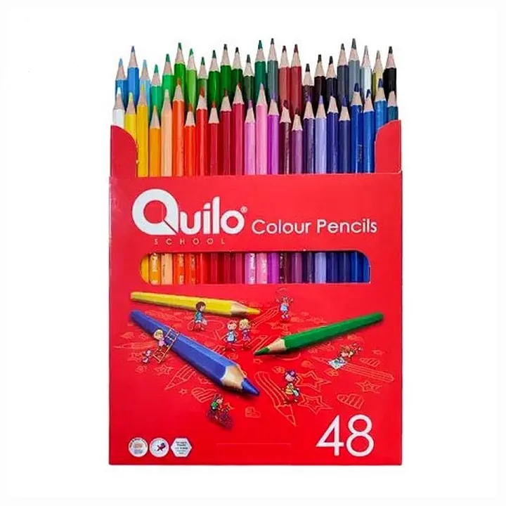 مداد رنگی جعبه مقوایی 48 رنگ کویلو کد 634014