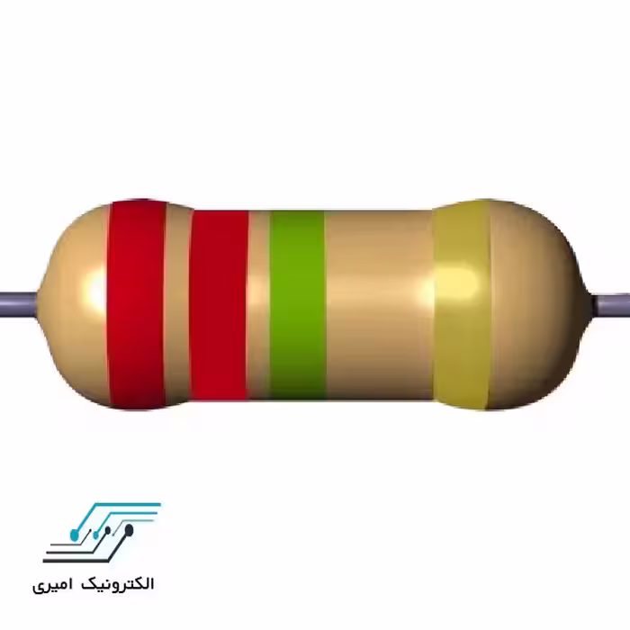 مقاومت 2.2 مگا اهم 3 وات 5 درصد