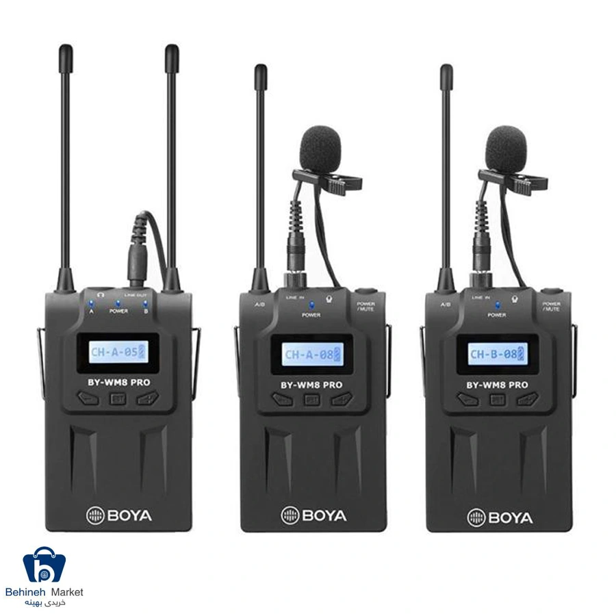 میکروفن بی سیم بویا مدل BY-WM8 Pro-K2