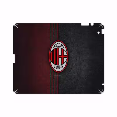 برچسب پوششی ماهوت مدل AC-Milan مناسب برای تبلت اپل iPad 2 2011 A1396