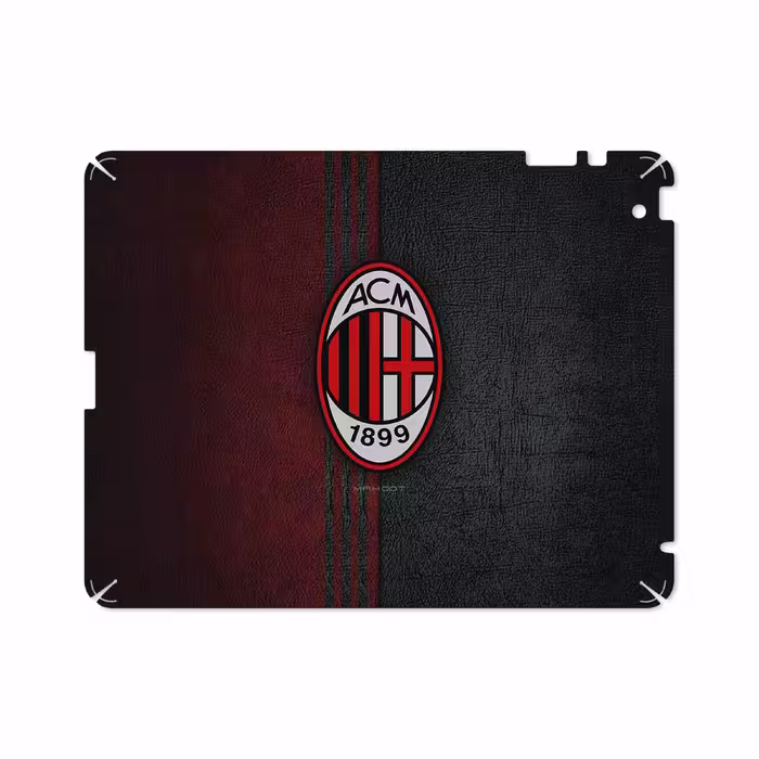 برچسب پوششی ماهوت مدل AC-Milan مناسب برای تبلت اپل iPad 2 2011 A1396