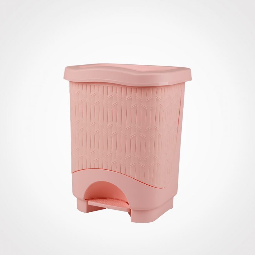 سطل پدالی 4گوش 35لیتری لیمون