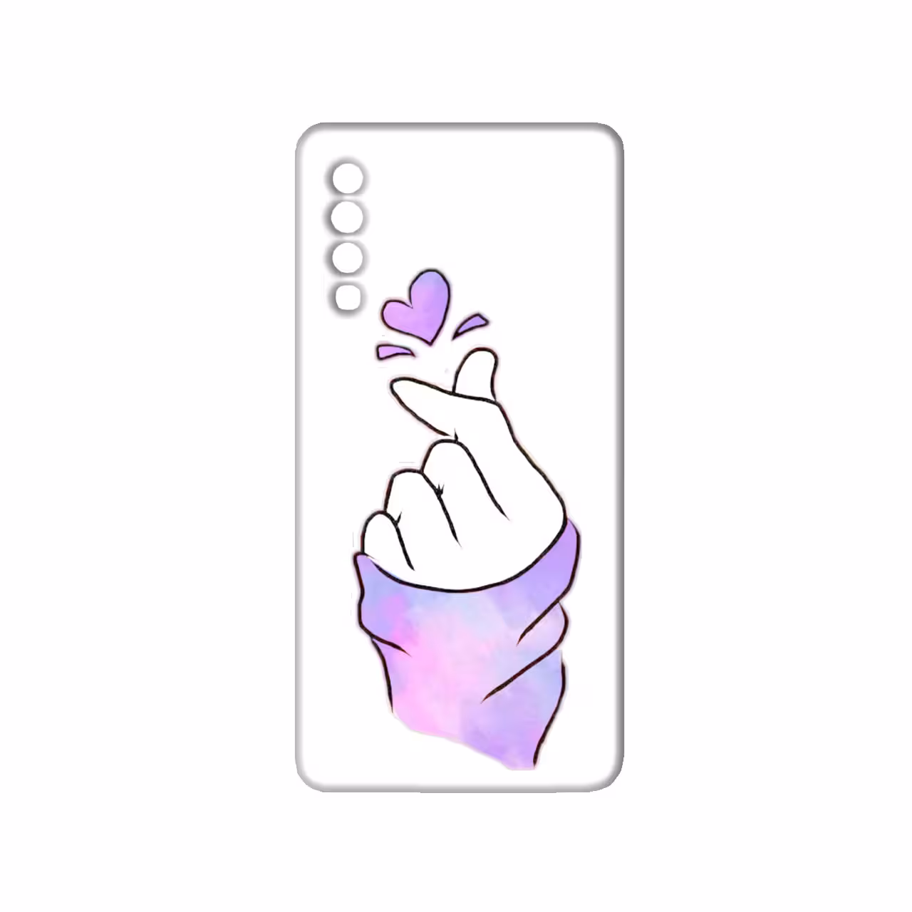 کاور مدل قلب کد 054 مناسب برای گوشی موبایل سامسونگ galaxy A50 / A50s / A30s 