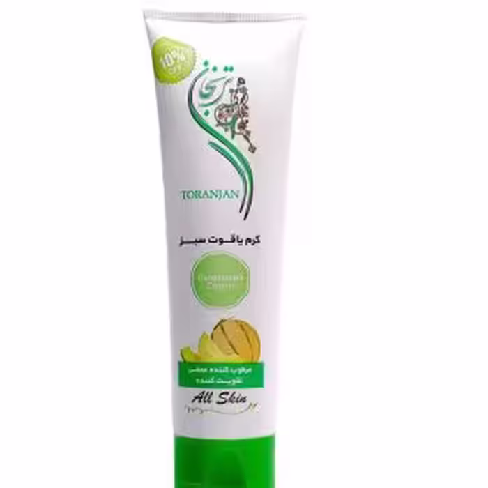 کرم مرطوب کننده عمقی مدل یاقوت سبزحاوی عصاره طالبی 100 میل ترنجان