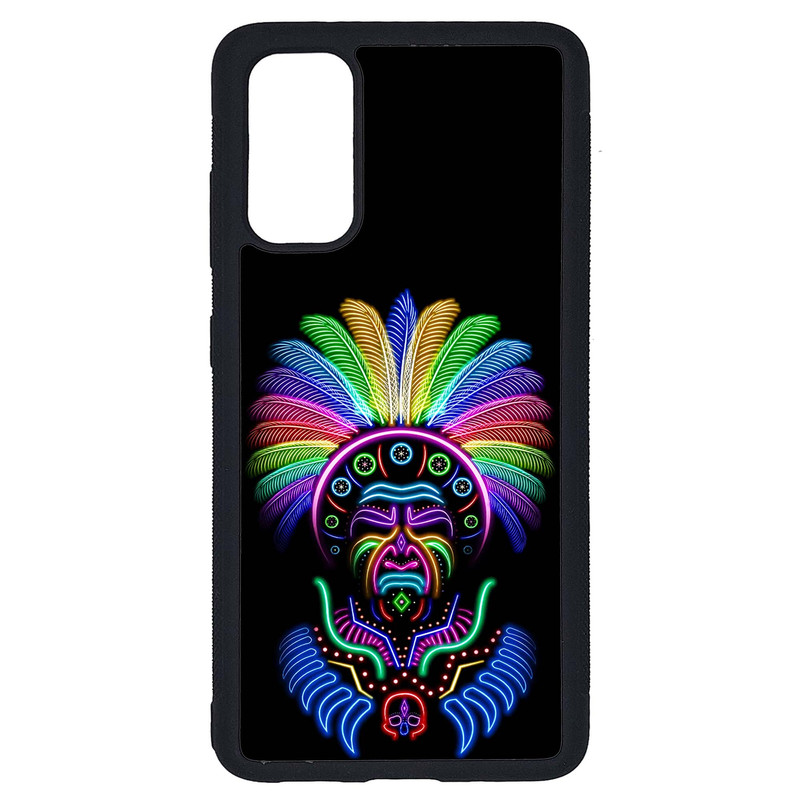 کاور طرح سرخ پوست کد G-044 مناسب برای گوشی موبایل سامسونگ Galaxy S20 | دیجی قاب دونی