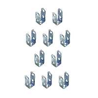 سازه رباتیک مدل بست دو ورخم 5 سوراخ 212 فلزی رنگی بسته 10 عددی