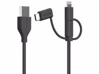 کابل فست شارژ سه کاره راو پاور مدل RP-CB021