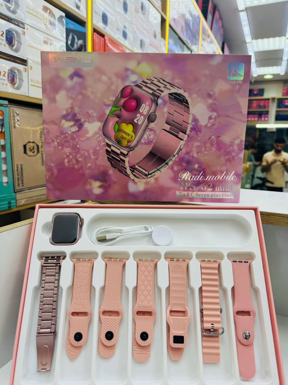 پک ساعت هوشمند زنانه مدل ws62mini