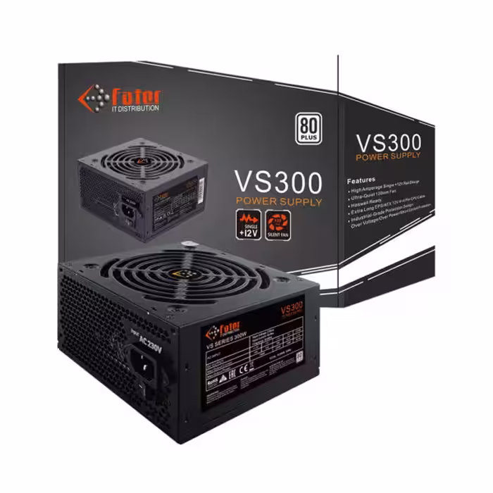 پاور کامپیوتر 300 وات فاطر مدل Fater VS300 80Plus
