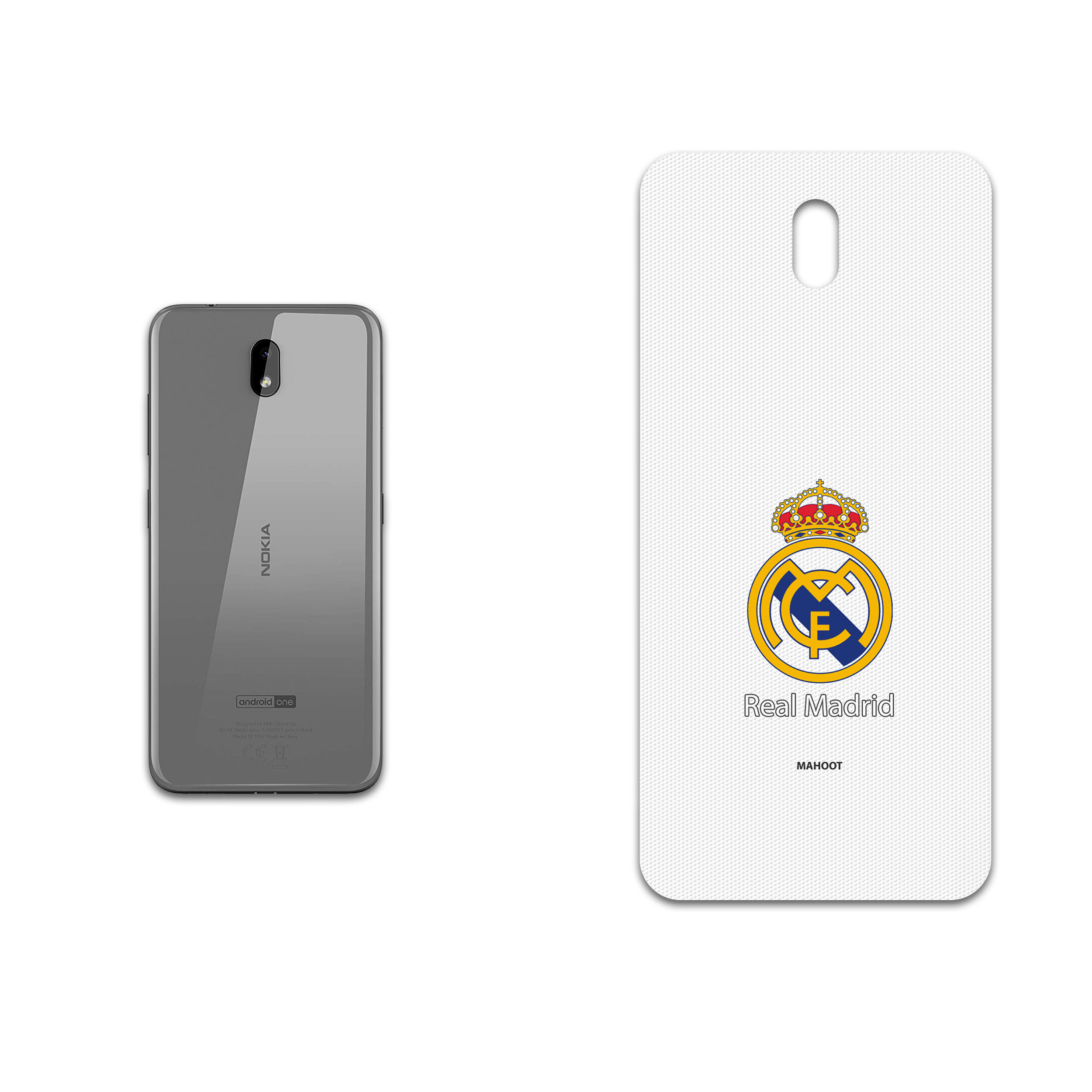 برچسب پوششی ماهوت مدل REAL-MADRID-1-FC مناسب برای گوشی موبایل نوکیا 3.2 TA-1156