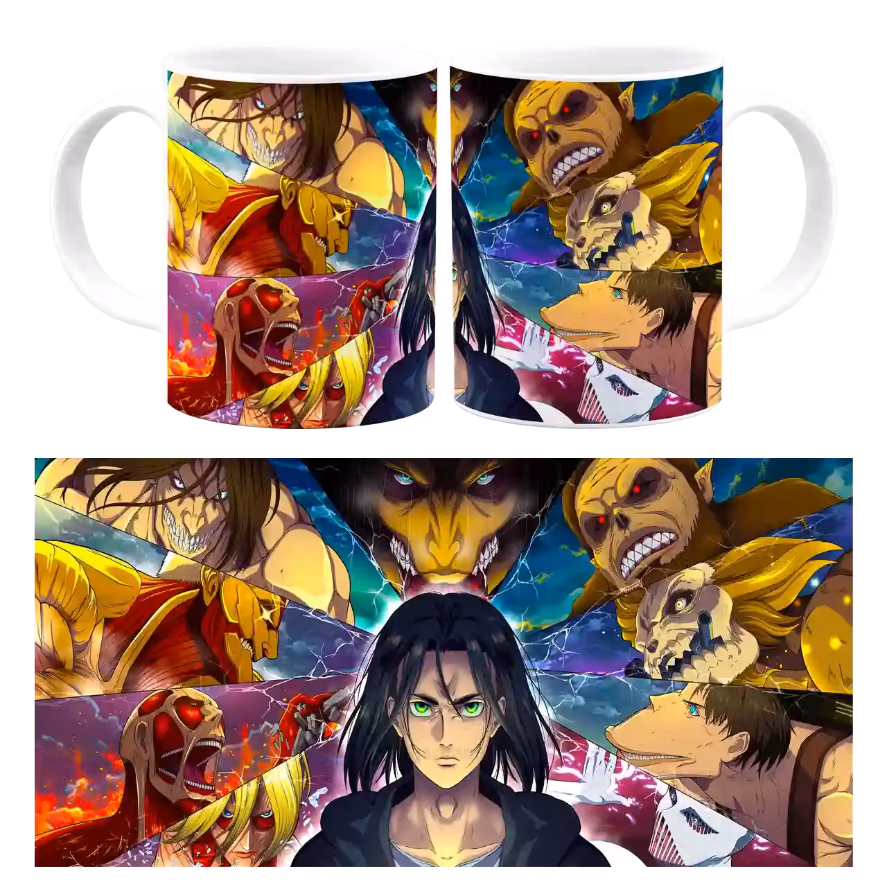 ماگ انیمه attack on titan مدل F 38