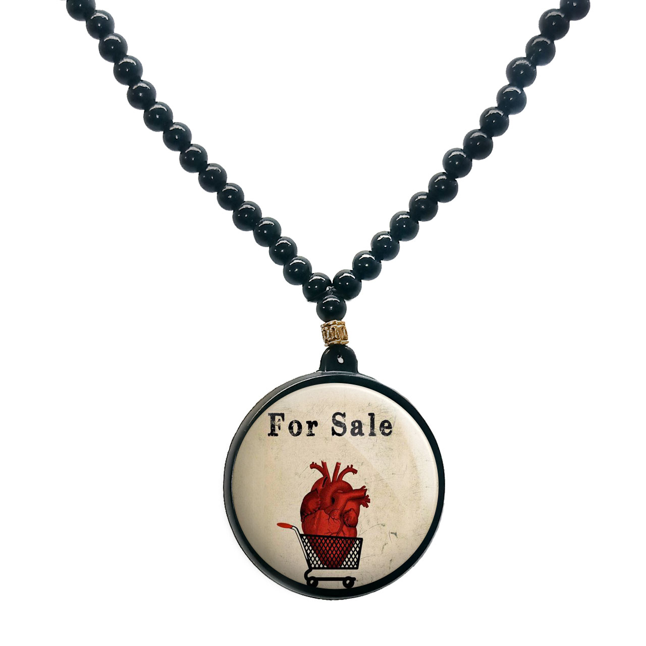 گردنبند پرمانه طرح عاشقانه کد pmd.4382 مدل دو طرفه