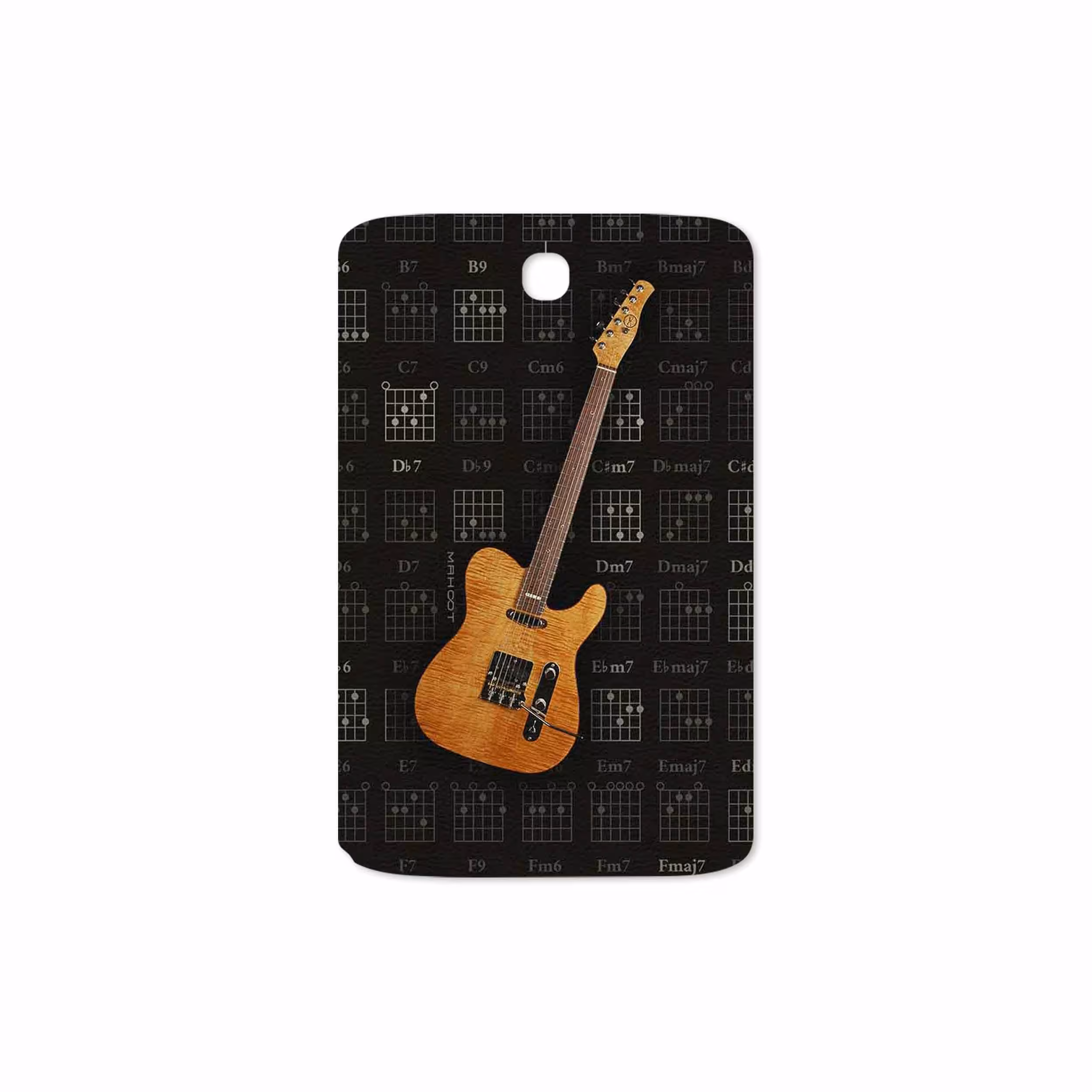 برچسب پوششی ماهوت مدل Guitar-Instrument مناسب برای تبلت سامسونگ Galaxy Note 8.0 2013 N5100