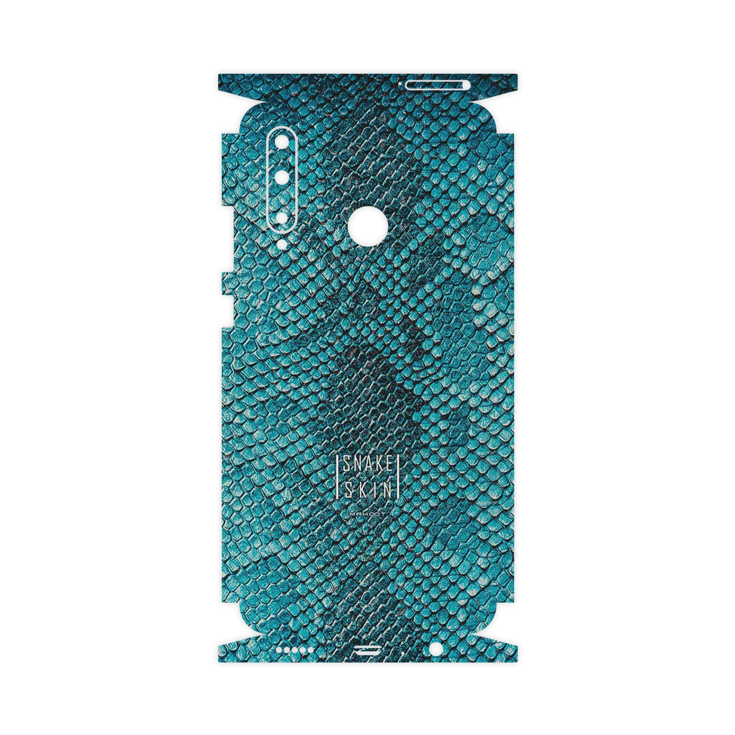 برچسب پوششی ماهوت مدل Blue Snake Skin-FullSkin مناسب برای گوشی موبایل آنر 20 Lite